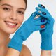 thumbnail image 4 of Guantes de Invierno Tejidos, Adornos de Cristal de Colores Variados, Mitones de Ganchillo de Dedo Completo con Buena Elasticidad para Niñas, Niños, Mujeres, 4 of 6