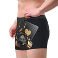 thumbnail image 2 of Sikiie Casino Cards Poker Print Men's Boxer Briefs, Elastic Waistband Boxer Briefs Leggings-X-Large, 2 of 5