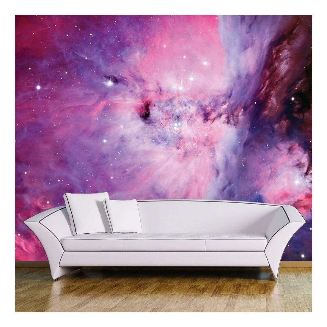 Home Decor Wall26 100x144 inches Beautiful Multicolored Galaxy Wall Mural Removable Sticker
