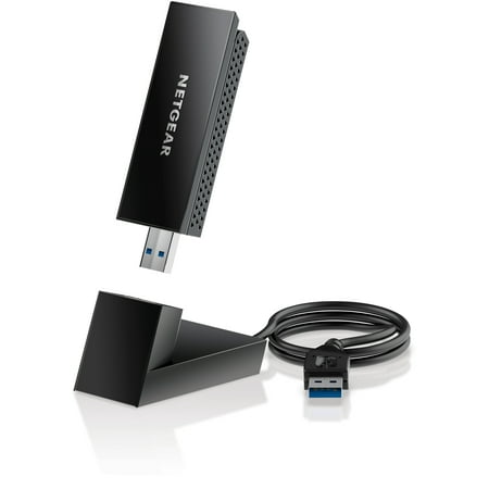NETGEAR - Nighthawk AXE3000 Tri-Band Wi-Fi 6E USB 3.0 Adapter - Black