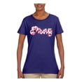thumbnail image 2 of Wild Bobby Pray Bubble Letters Inspirational/Christian Women Graphic Tee, Purple, Small, 2 of 6