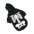 thumbnail image 2 of Halloween Skeleton Dog Costumes Clothes Pet Jumpsuit for Small Medium Dogs, 2 of 7