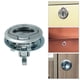 thumbnail image 1 of Made 2" Flush Pull Slam Latch Stainless Steel Round Pull Latch for RV Boat Deck Hatch 1/4" Door Cabinet Hardware Door Locking, 1 of 5