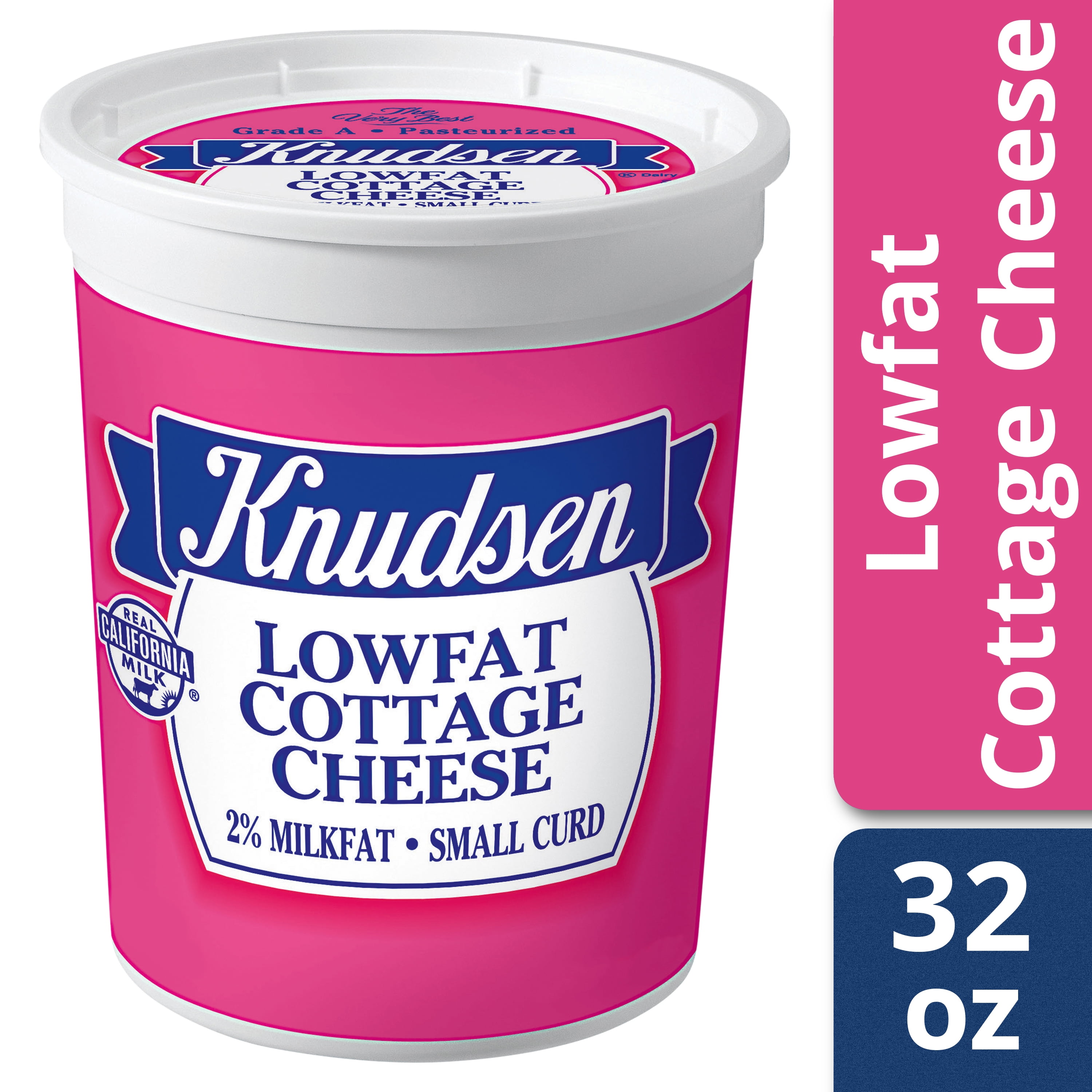 Knudsen Small Curd Low Fat 2 Milkfat Cottage Cheese 32 Oz Tub