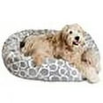 thumbnail image 3 of Majestic Pet 52" Lit de Bagel Sherpa Gris Fusion, 3 of 10