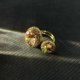 thumbnail image 1 of Anillo de piedra amatista natural de lujo retro ligero original elegante anillo abierto medio antiguo de alta calidad para mujeres, 1 of 6