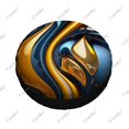 thumbnail image 5 of Dazzling Abstract Design Polyester Universal Spare Wheel Tire Cover Wheel Covers for Trailer RV SUV Truck Camper, 5 of 5