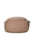 thumbnail image 2 of Valentino Rockstud Mini Grainy Leather Crossbody, Beige, 2 of 5