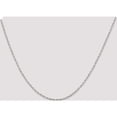 thumbnail image 5 of Sterling Silver 1.3mm Elongated Box Chain (18 X 1.3) Made In India qpe48-18, 5 of 5