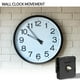 thumbnail image 5 of Mecanismo de reloj Reloj colgante de pared DIY Mecanismo de plástico de cuarzo Pieza de repuesto de reparación de reloj Methold HA000567-00B, 5 of 6