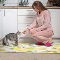 thumbnail image 4 of Lemons Kitchen Rugs and Mats Sets Of 2,Kitchen Decoration Rugs,Rubber Backing Non-Slip Floor Mat for Sink Washable Waterproof Laundry Room Runner Rugs, 4 of 7