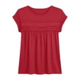 thumbnail image 5 of Hrsba Womens Summer Tops,Solid Color V Neck Long Sleeve Soft Linen Cardigan Summer Ladies Casual Daily Breathable Comfy Blouse Tops, 5 of 5