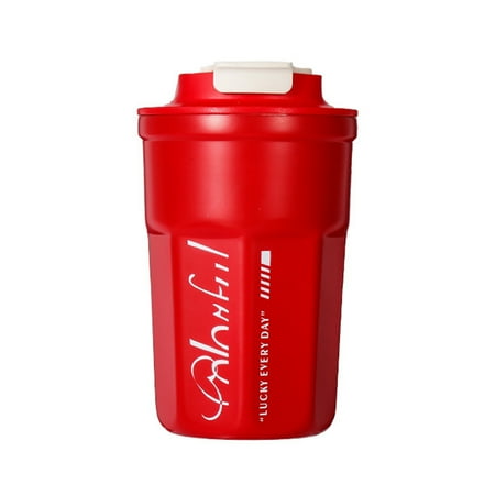 

Wharick Coffee Cups 390ml Vacuum Flask Stainless Steel Coffee Mug Travel Cup for Coffee Milk Water Home Supplies