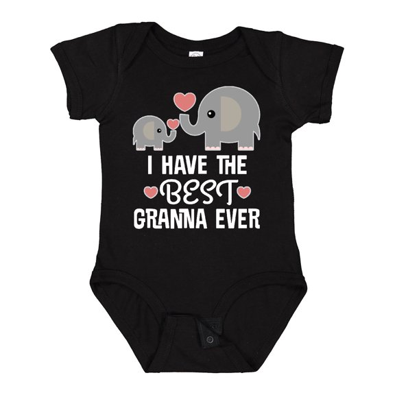 Inktastic Best Granna Ever Grandchild Boys or Girls Baby Bodysuit