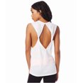 thumbnail image 3 of Aeropostale Womens Icon Open Back Tank Top, White, Juniors, Small, 3 of 3