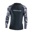 thumbnail image 3 of Camiseta de baño para hombre Yinane, protección solar suave, traje de neopreno, manga larga, XXXL, 3 of 8