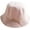 Pink, variant on CoCopeaunts Bucket Hats for Women Autumn Winter Fashion Bow Lacing Strap Sweet Dome Basin Hat Solid Color Warm Fisherman Hat