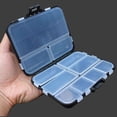 thumbnail image 1 of Baohd Fishing Gear Set Hooks Bait Tackle ABS PP Foldable Organizer Square Storage Box Black, 1 of 6