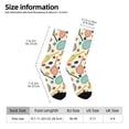 thumbnail image 4 of Goofa Racket and Tennis Ball Printed Men's Crew Socks, Soft Durable Breathable Moisture-Wicking with Odor Control Cotton socks, 4 of 9
