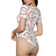 thumbnail image 2 of Fotbe Baseballs Body de Mujer con Cuello Redondo y Mangas Cortas, Sin Mangas Ajustado, Suave, Cómodo y Básico-Medium, 2 of 7