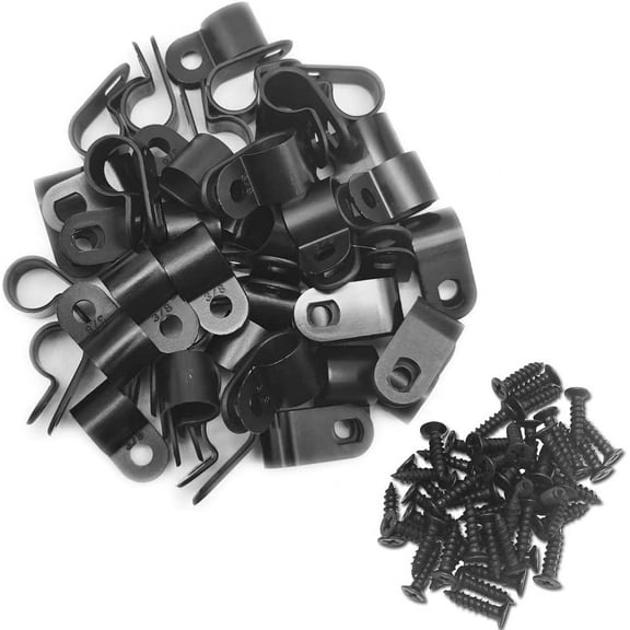 Cable Clamp R-Type Cable Clip Wire Clamp 3/8\