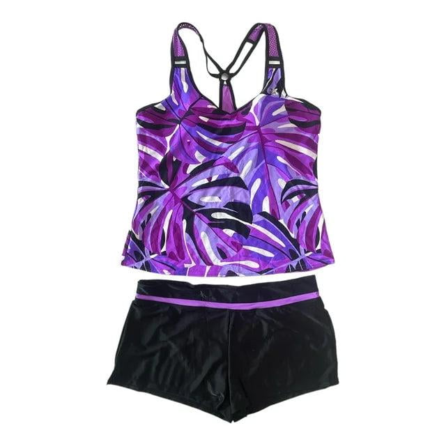 ZeroXposur Women's O-Ring Action Tankini & Short Swimsuit