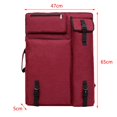 thumbnail image 3 of Rongfmy Portfolio d'Art Petit Sac de Voyage Bakcpack Rouge, 3 of 3