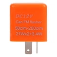 thumbnail image 3 of Flasher Relay, Turn Signal Light Flash Relay Reliable Waterproof Practical 2 Pin  For Motorcycle, 3 of 8