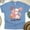 CarolinaBlue, variant on Joy To The World Snowman T-Shirt | Cute Holiday Candy Graphic Tee, Light Pink, Size XL