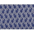 thumbnail image 2 of Zelouf Floral 2Tone Lace  , Sewing, DIY, Crafts Fabric by the Yard, Black/royal, 1 Yard, 2 of 2