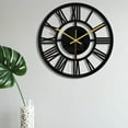 thumbnail image 6 of USHOBE Silent Wall Clock Black Acrylic 1Pcs 11.8In For Home Decor, 6 of 8