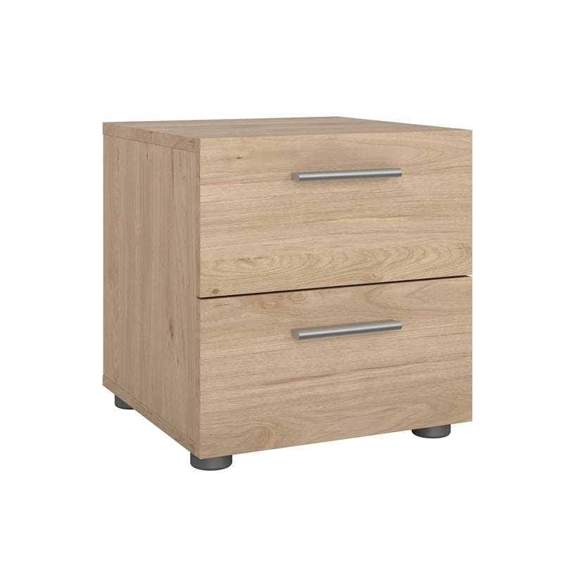 Tvilum Loft 2 Drawer Jackson Hickory Nightstand - Set of 2