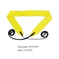 thumbnail image 2 of OULII Music Instrument Cleaning Cloth Yellow Soft Durable Fabric for Flute and Saxophone, 2 of 8