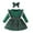 Green, variant on URMAGIC Christmas Dress for Toddler Baby Girls Long Sleeve Knit Top Stitching Santa Print Skirt Xmas Clothes