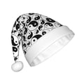 thumbnail image 2 of Salouo Yin And Yang for Adult Christmas Hat Xmas Holiday Hat Santa Hat for Women & Men Festive Headwear Accessories Fit for Christmas/ New Year/Holiday/Party,1PC, 2 of 6