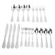 thumbnail image 1 of Juego De Cubiertos, Juego De Cubiertos De Acero Inoxidable De 20 Piezas Para 4 Incluye Tenedores Para Cena, Tenedores Para Ensalada, Cortadores De Cena, Cucharas, Apto Para, 1 of 7