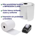 thumbnail image 4 of 20 Rollos de papel térmico 80x70 o 80mm OEM para impresoras punto de venta, 4 of 6