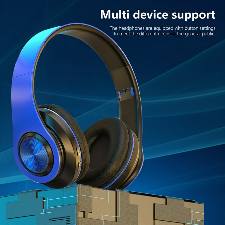 Headphones Wireless Bluetooth Headset Subwoofer Bluetooth 5.1 Mobile Computer Game Music Sports Game Headphones Walmart