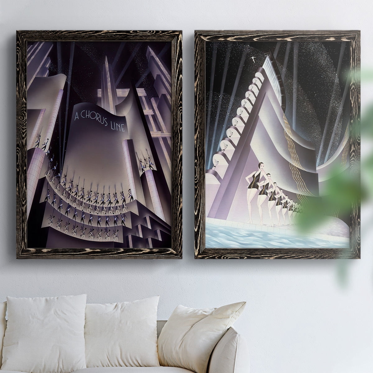 A Chorus Line - Premium Framed Canvas 2 Piece Set - Ready to Hang