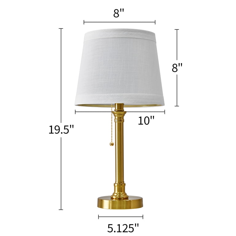 Oneach 19.5" Gold Modern Metal Table Lamp photo 5