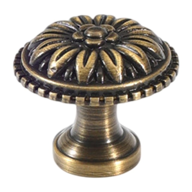 simhoa Drawer Handle Knob Easy Installation Round for Sliding Door Cabinets Balcony Bronze