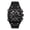 Black, variant on Men’s 41mm Skeleton Dial Watch – Tonneau Case with Date Display, Quartz Movement & Silicone Strap – Gift-Ready Timepiece - Black Yellow