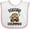 White and Pink, variant on Inktastic Drumline Band Future Drummer Boys or Girls Baby Bib
