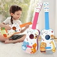 thumbnail image 2 of Kid Children Ukulele Guitar for Toddler 4 Strings Musical Instruments Educational for Kids, Boys, Girls, 23", Pink, 2 of 9