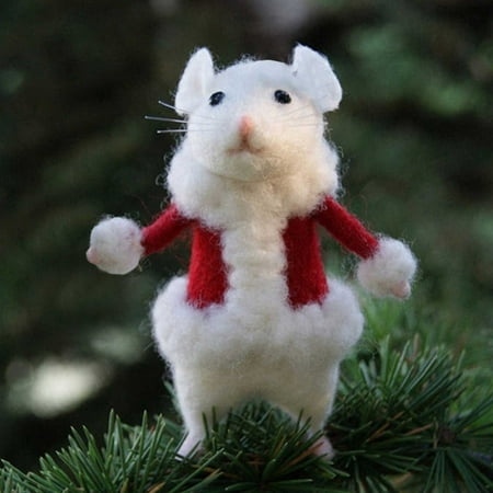 

Pug Statue for Garden FeltMouse And Pumpkin Ornament With A Pumpkin Needle Christmas With A Needle Animal Needle Miniature