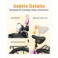 thumbnail image 3 of Actbest Core ST 26" Electric Bike for Woman, 500W Motor, 48V 10.4Ah Battery, 7-Speed, Front Suspension, LCD Display, Wide Saddle, Mountain E-Bike for Adults, Candy Colors, 3 of 5