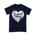 thumbnail image 4 of Football Mom Heart Graphic Tee, 4 of 5