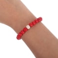 thumbnail image 4 of 4 pulseras de cuentas: pulseras de cuentas de piedra natural hechas a mano para mujeres y niñas. Pulseras elásticas con piedras para fiestas, verano, playa, vacaciones y festivales., 4 of 5