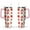 Pink-25, variant on 40oz Cute Red Strawberry Stainless Steel Flip Straw Tumbler Spill Proof Travel Cup Double Wall Vacuum Insulated Coffee Mug with Top Handle