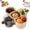 Brown-large, variant on 360° Rotating Fruit and Vegetable Storage Basket with Drainage, Detachable Spin Snack Container,Double-Layered Nut & Candy Organizer, Space Saving Rotating Snack Organizer Fruit Basket (Brown-Small)